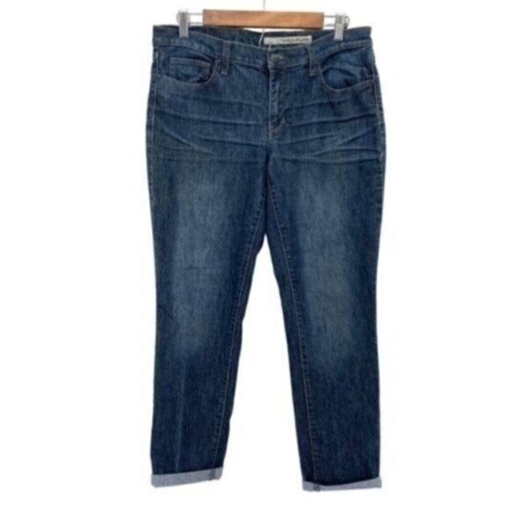 DKNY Jeans Women’s Cropped Rolled Cuff Ankle Jeans
